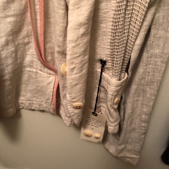 Anthropologie Linen Jacket - Picture 2 of 4